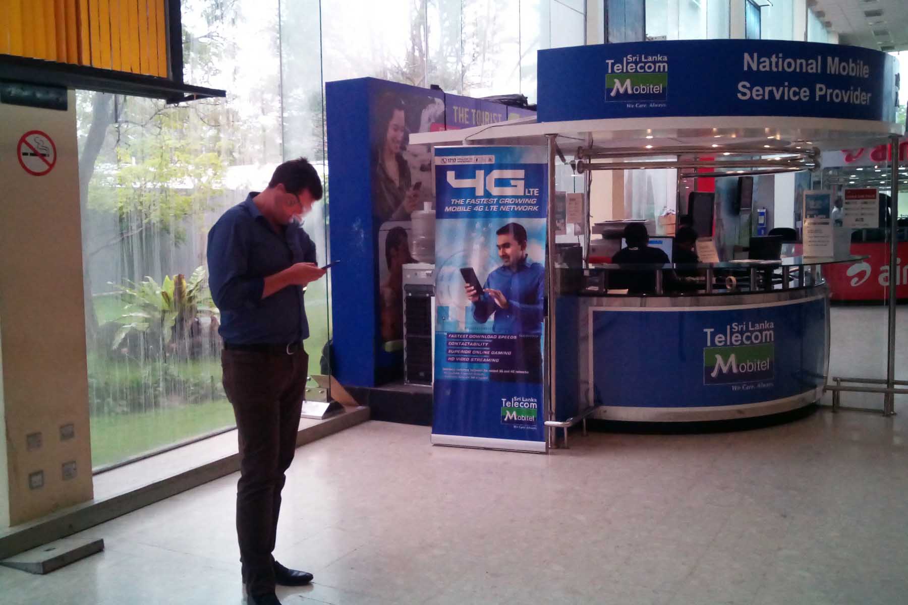 colombo airport sim card